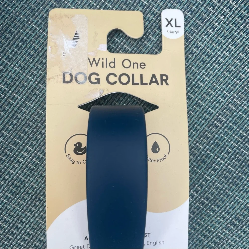 Wild One Dog Collar-Navy blue XL Brand new